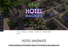 Tablet Screenshot of hotel-magnate.com